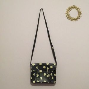 Cambridge Satchel Company • Navy & white leather